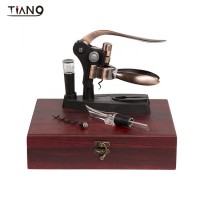 Wine rabbit  bottle opener corkscrew gift set wood box deluxe vacuum pump rabbit corkscrew